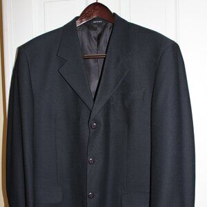 Bachrach 42R Navy Wool Sport Coat